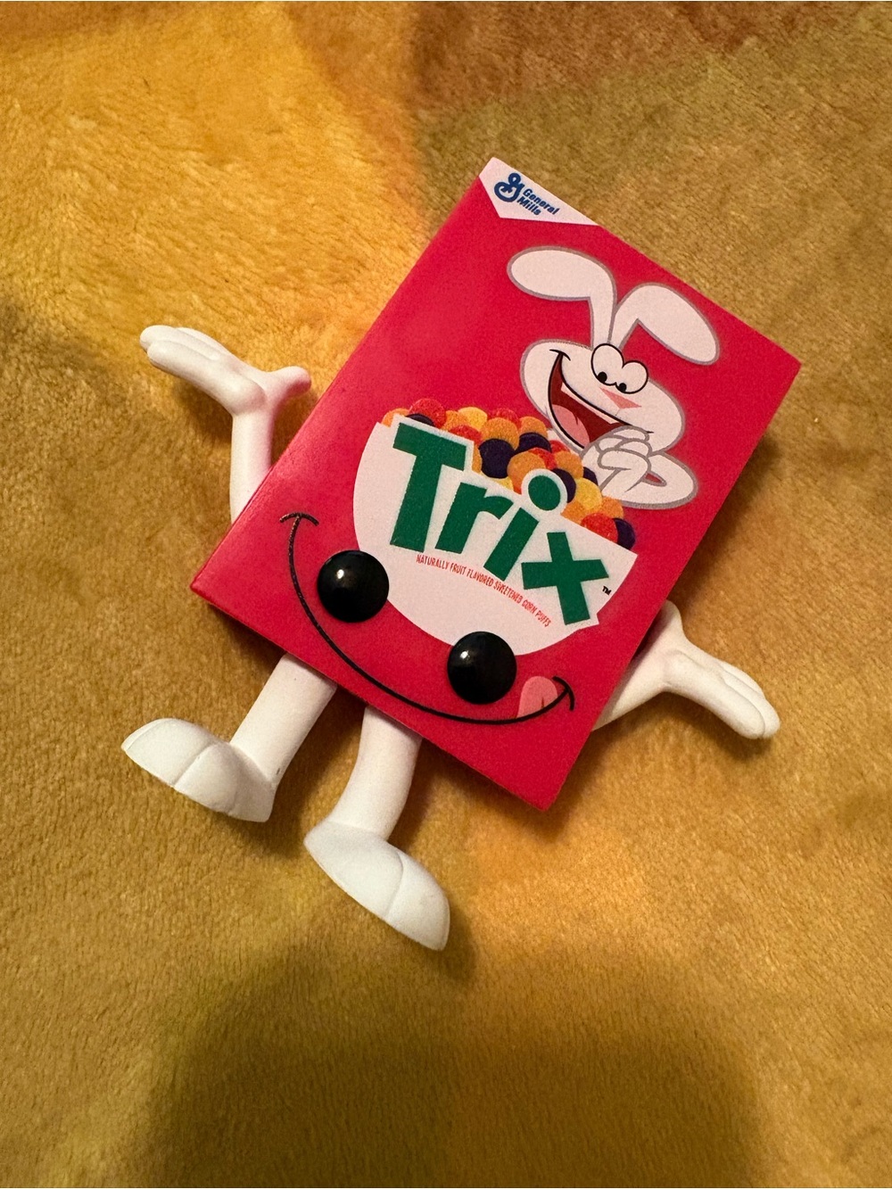 Trix Cereal Box Figure - Red & White